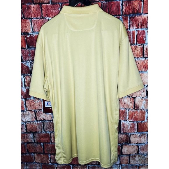 NWT Alcorn State University Braves Basketball Gold Men’s XL Polo Shirt HBCU - Picture 3 of 5